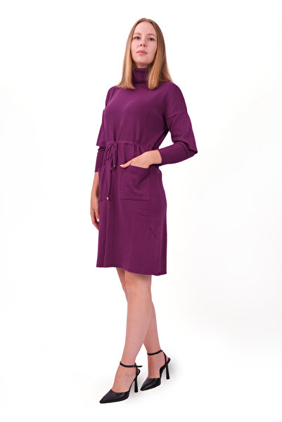 First Örme Balıkçı Yaka Bağcıklı Triko Tunik