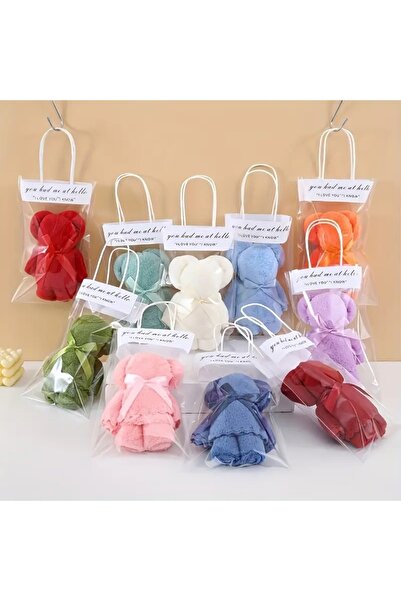 Ethab Ticaret Cute Bear Towel Gift Set (Special Bag Gift) 1 Piece Single