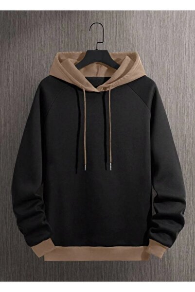 LUSHN Unprinted Hoodie Colorful thread Oversize Sweatshirt Hoodie