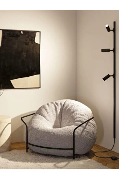 habek avize GU10 Alüminyum Gövde Ray Spot Siyah Metal Hareketli Başlık Tasarr...