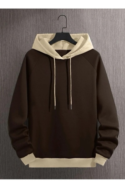 LUSHN Unprinted Hoodie Colorful thread Oversize Sweatshirt Hoodie