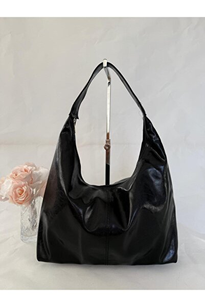 melecco Γυναικεία τσάντα ώμου με δερμάτινη όψη, μεγάλης χωρητικότητας, κομψή ...