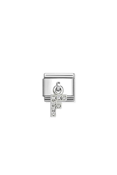 NOMİNATİON Composable Classic CHARMS LETTERS CZ steel and 925 sterling silver...
