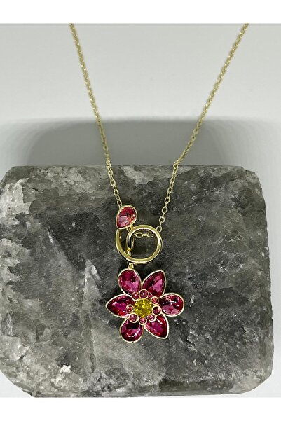 ZD JEWELRY Steel Tarnish-Free Brand Floral Stone 316L Special Series Design W...
