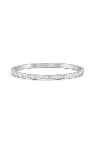 NOMİNATİON PRETTY BANGLES Bileklik Zirkonlu Kelepçe (SMALL) SILVER