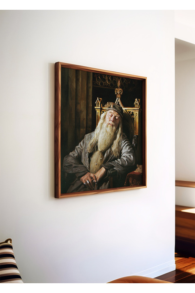 ARTHOUSECOLLECTIVE Albus Dumbledore – Poster pătrat - Poster fără cadru în dimensiunile tablourilor