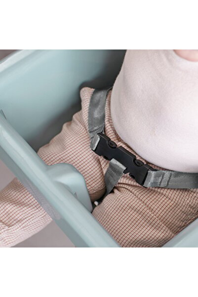 IKEA ANTILOP Highchair with tray, grey-blue/white