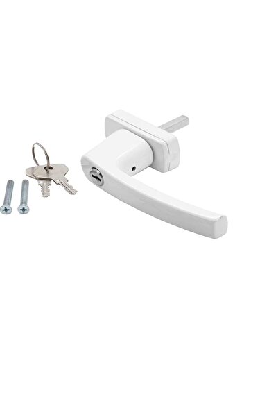 EBA Set 2 manere fereastra cu incuietoare securizata antiefractie eBA®, 4 chei, model universal, alumin