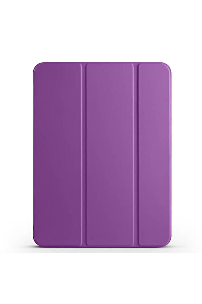 BUTAM BİLİŞİM iPad Pro 11 2025 M5 Zore Smart Cover with Pen Compartment and Stand 1-1 Case - Purple