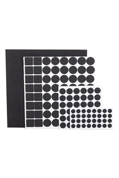 EBA Set 133 de protectii pardoseala si mobila autoadezive eBA®, pasla, dimensiuni diferite, Negru