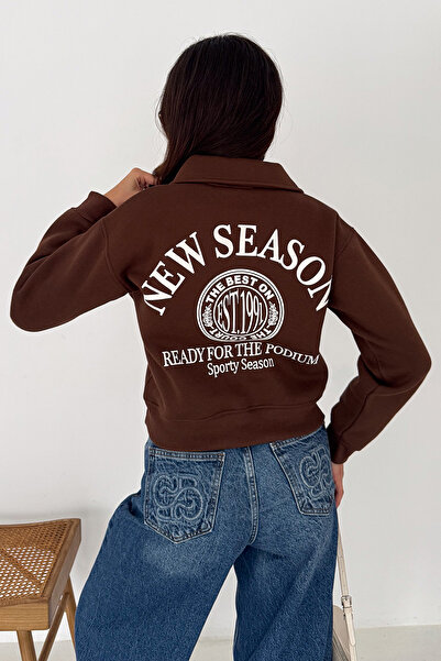 Noa Noa Women's Printed Oversized Sweatshirt – Sporty Season 1992