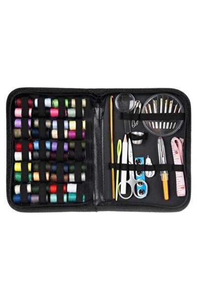 EBA Trusa de croitorie 128 piese - eBA®, ace pentru cusut, papiote, foarfeca,...