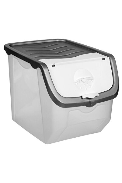 EBA eBA® Food Storage Box with Ventilation Window, Plastic, 28 x 23 cm, Grey