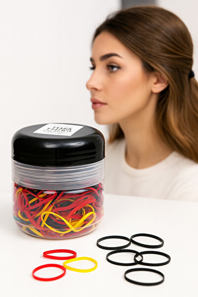 Transformacion Силіконова шпилька для волосся, резинка для волосся, міні-еластична шпилька, 1000 ШТУК, 2 КОЛЬОРИ 722297