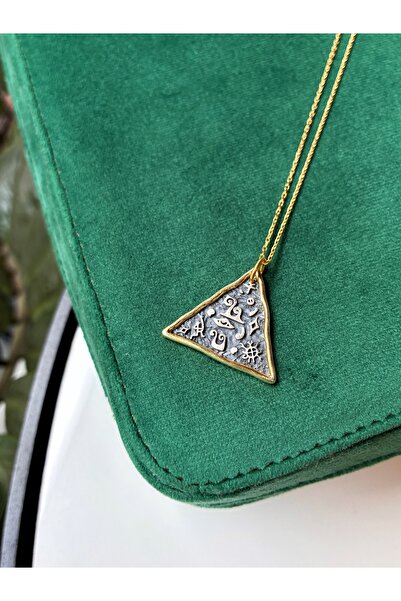 Miltonia Bilgelik Üçgeni 925s Gümüş Kolye