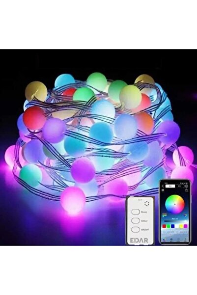 OEM Șir de lumini LED RGB - 5 m, telecomandă, becuri din cauciuc, luminozitat...