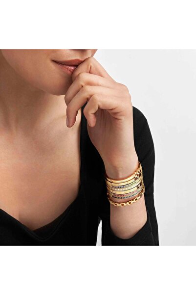 NOMİNATİON ECCLETTICA çelik bilezik (NAVY CHAIN) büyük boy Sarı Altın GOLD