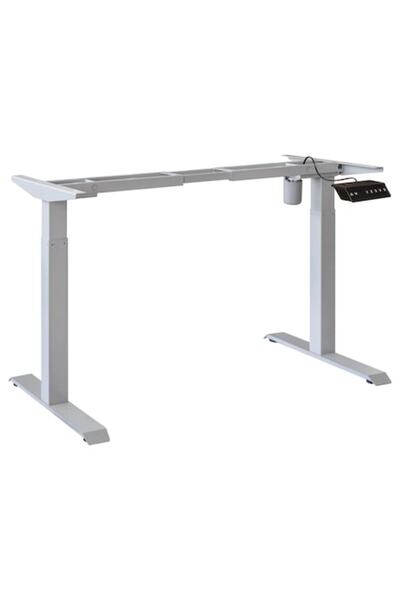 QMOBILI Frame I PRO Electric Desk Frame Silver Gray - 1 motor, height adjusta...