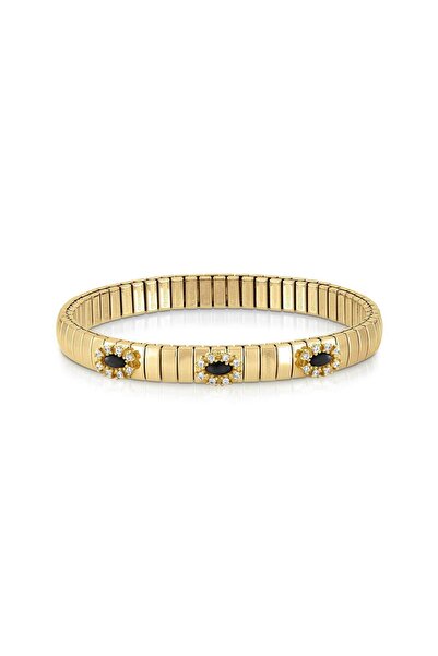 NOMİNATİON XTE S Bracelet STONE in stainless steel, silver with cz GOLD BLACK...