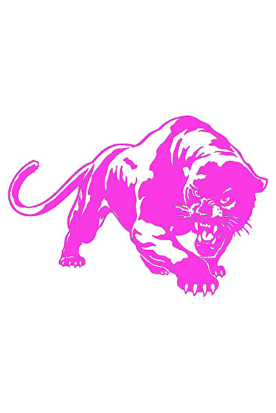 Oracal 651 Sticker auto "Leopard" 20x13 cm, roz