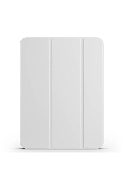 Khayra iPad Pro 11 2025 M5 Zore Smart Cover with Pen Holder and Stand 1-1 Case - Gray