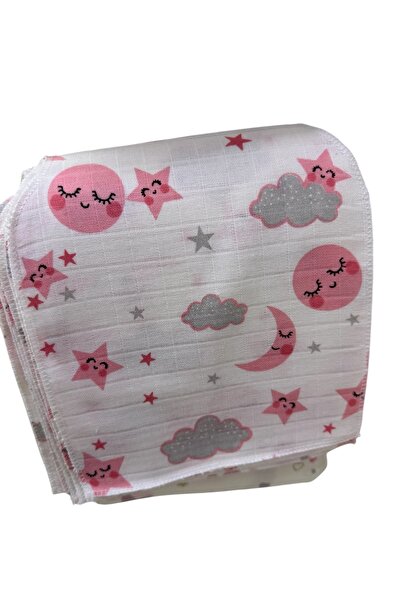 Butik Center 100% Cotton Muslin Shoulder Diaper Set of 6 – Soft Absorbent Baby Mouth Diaper |