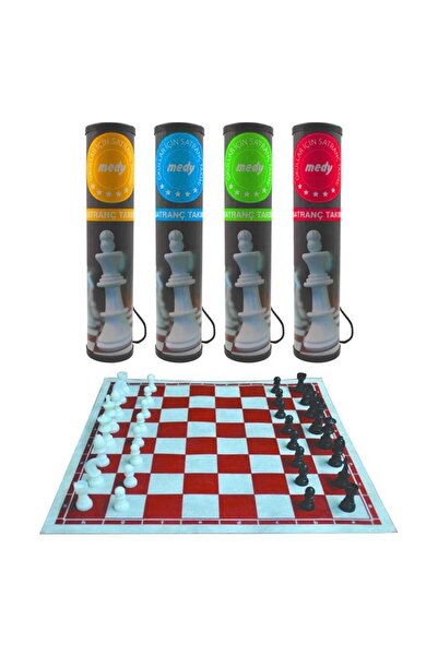 Luminoo Special Chess Set Medy Rulo with Hanging Rack