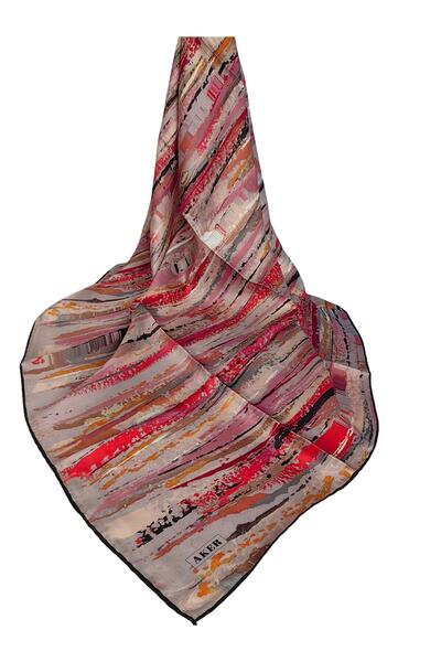 Aker Silk Crepe Satin Scarf 2026 Winter Season 9096701-314