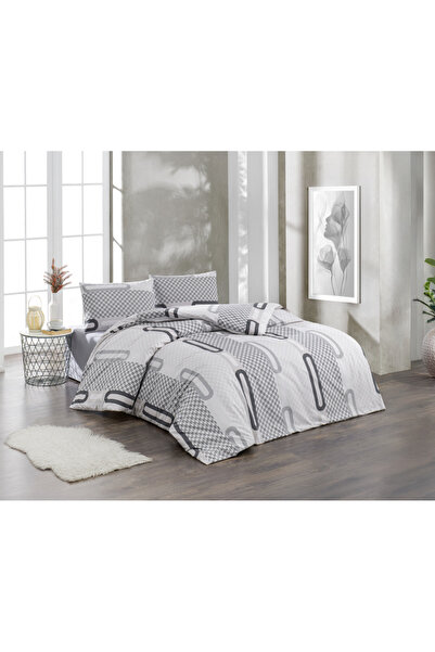 Kristal By Taç Tek Kişilik Nevresim Takımı Ranforce Pamuk Kumaş Oval