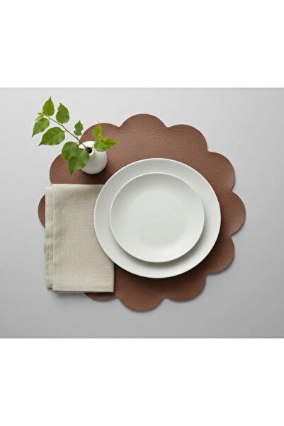 ASENA DESİGN Amerikan servisi deri 6 kişilik taba