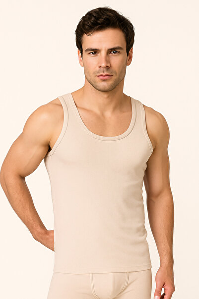 LİRONA 16852 Single Pack Men's Premium Fabric Invisible Undershirt Cotton Modal Undershirt