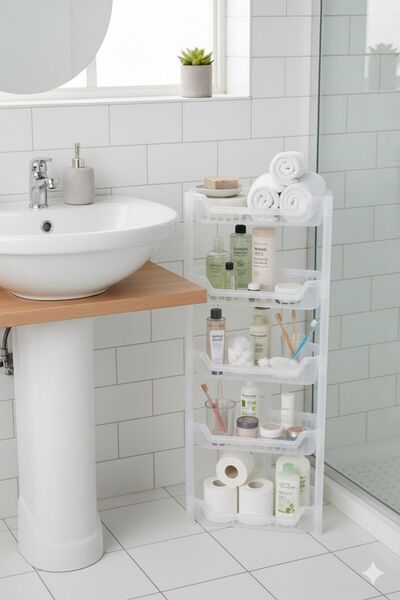 chaina Practical storage rack with 5 shelves