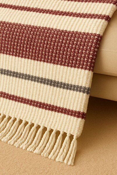 Dinarsu Cozy Life Pamuklu Skoç Tv Battaniyesi 130x170