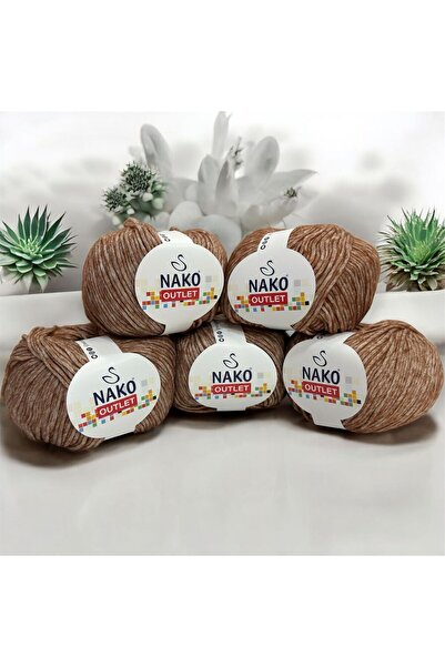 NAKO Outlet İhraç Fazlası El Örgü ipi 530gr - Ebruli