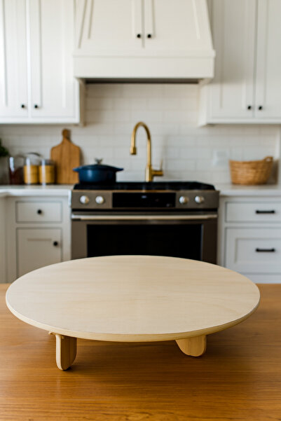 Muvesta 50Cm Ahşap Tasarım Yer Sofrası Açılır Kapanır Ayak Geleneksel Mutfak ...