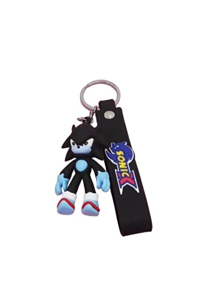 OEM Breloc/figurină din silicon pentru chei sau rucsac, Sonic, 6,6 cm, 5 ani+