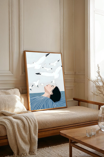 Dekorsiahome Masa dintr-o bucată cu cadru din lemn pentru sufragerie, sufragerie, bucătărie, TK2025