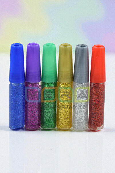 Venino 6 Renk mini Simli Sıvı Yapıştırıcı