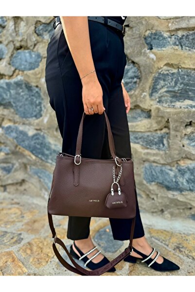 JP POLO Women's Original Just Polo Soft Leather Adjustable Strap Luxury Hand & Shoulder Bag Shoulder Bag