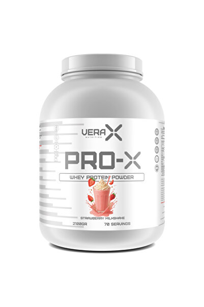 VERA-X NUTRITION WHEY PROTEIN | STRAWBERRY MILKSHAKE | 2100 GR | 70 SERVINGS
