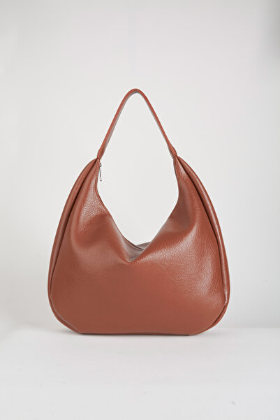 Vivaq Women's Pear Tan Lined Faux Leather Zipper Closure Handbag and Shoulder Bag