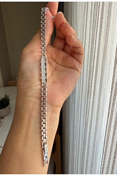 LOİF TAKI سوار من الفولاذ المقاوم للصدأ بلون فضي من شوبينغ