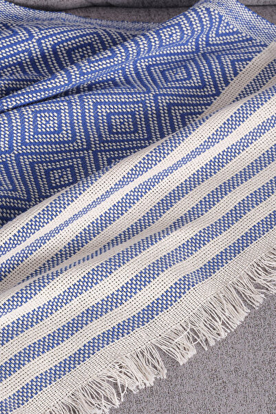 pamore Бавовняна накидка на підлокітники 310 см для дивана, канапе, розкладного дивана, з бахромою спереду, багатофункціональна, не ковзає