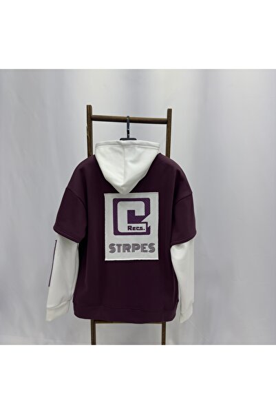 ALANAQA New oversized lined hoodie pullover