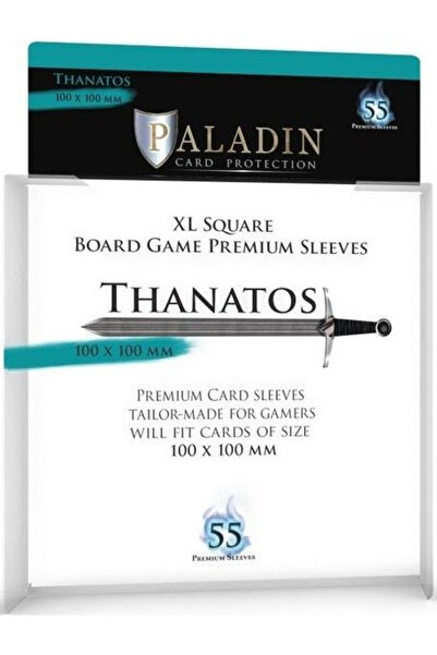 Board&Dice Paladin Thanatos – Protectii Carti 100x100 mm (Set 55 bucati)