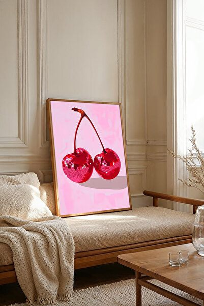 Dekorsiahome Tek Parça Ahşap Çerçeveli Oturma Odası Salon Mutfak Tablosu TK2002