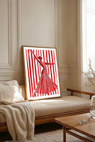 Dekorsiahome Τραπέζι σαλονιού κουζίνας με ξύλινο πλαίσιο μονοκόμματο TK2130