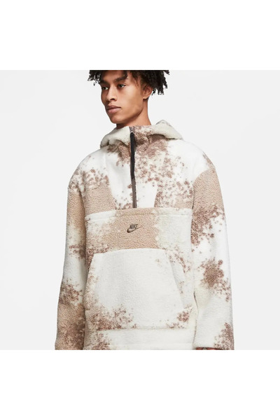 Nike Nwt Men's Nsw Sherpa Sport Essentials 1/2 Zip Hoodie Fleece Dd5009 -072.