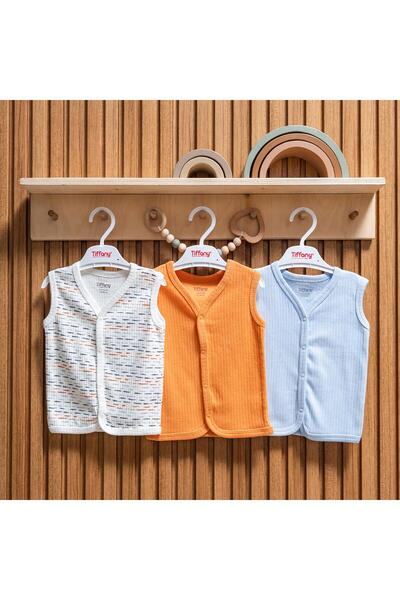 Tiffany Baby Vest Striped Theme 3-Piece Vest