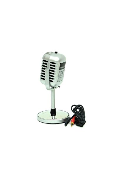 Skygo Karaoke Mikrofon Silver Speaker Hediyelik